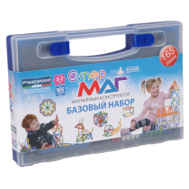Магнитный конструктор Супермаг. Базовый набор 5-7 лет - «globural.ru» - Новосибирск
