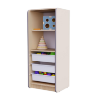 Открытый шкаф с ящиками из коллекции мебели «НЕГА» (цвет бежевый) - «globural.ru» - Новосибирск