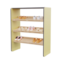 Полка для обуви во входную группу из коллекции мебели «НЕГА» (цвет желтый) - «globural.ru» - Новосибирск