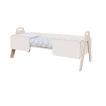 Кровать детская из коллекции «НЕГА» (цвет бежевый) - «globural.ru» - Новосибирск