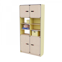 Рабочий стеллаж для воспитателя из коллекции «НЕГА» (цвет желтый) - «globural.ru» - Новосибирск