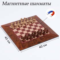 Шахматы магнитные доска и фигуры из пластика - «globural.ru» - Новосибирск
