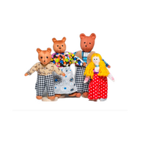 Набор шагающих кукол к сказке "Три медведя" - «globural.ru» - Новосибирск