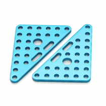Треугольная пластина из анодированного алюминия Triangle Plate 6*8 (Pair) - «globural.ru» - Новосибирск