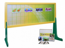 Двухстороннее магнитно-маркерное панно "Подбери пару" с комплектом тематических магнитов - «globural.ru» - Новосибирск