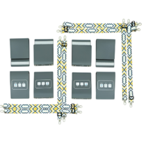 Комплект из 8 Коммуникативных книг с карточками PECS/ПЭКС (Маленькие, цвет серый) - «globural.ru» - Новосибирск