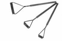 Комплект массажных логопедических зондов "Ежиная семья" на толстых ручках с накаткой - «globural.ru» - Новосибирск