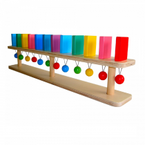 Тактильно-развивающая панель "Разноцветное домино" (настенный модуль, 12 домино) - «globural.ru» - Новосибирск