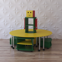 Модульный стеллаж "Весёлый робот" - «globural.ru» - Новосибирск