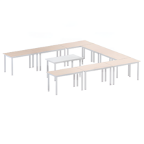 Композиция из столов каркасных составных - «globural.ru» - Новосибирск