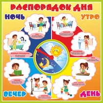Стенд "Распорядок дня" - «globural.ru» - Новосибирск