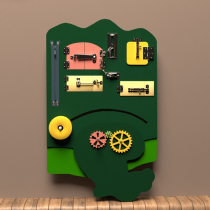 Бизиборд "Зелёная лапа" - «globural.ru» - Новосибирск