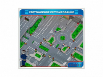 Электрифицированный магнитно-маркерный стенд "Светофорное регулирование" - «globural.ru» - Новосибирск