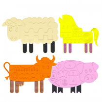 Набор тактильно-развивающих панелей «Ферма» - «globural.ru» - Новосибирск