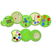 Тактильно-развивающая панель "Гусеница Жужа" - «globural.ru» - Новосибирск