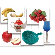 Набор предметных картинок "Фрукты, ягоды, орехи. Посуда" - «globural.ru» - Новосибирск
