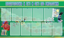 Стенд "Подготовка к ЕГЭ и ОГЭ по биологии" (вариант 2) - «globural.ru» - Новосибирск
