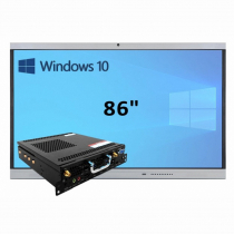 Интерактивная панель 86" (встроенный ПК Win10, Intel i5) - «globural.ru» - Новосибирск