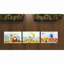 Комплект настенных панелей «Стройка» - «globural.ru» - Новосибирск