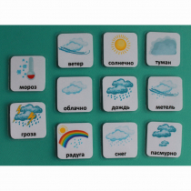 Набор карточек "Погода" (с рисунками) - «globural.ru» - Новосибирск
