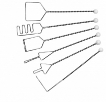 Комплект "Постановочные зонды с витыми ручками кочергой и 6 шариками" (6 штук) - «globural.ru» - Новосибирск