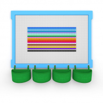 Комплект стены для конструирования Botzees с деревянной основой - «globural.ru» - Новосибирск