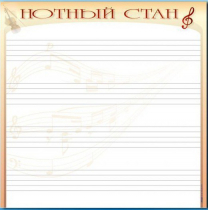 Доска магнитно-маркерная "Нотный стан" - «globural.ru» - Новосибирск