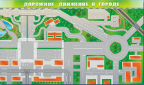 Доска магнитно-маркерная панорамная "Дорожное движение в городе" - «globural.ru» - Новосибирск