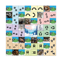 Коврик для логобота Пчелка "Следы животных" - «globural.ru» - Новосибирск