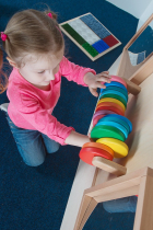 Тактильно-развивающая панель «Цветные круги» (вариант 1) - «globural.ru» - Новосибирск