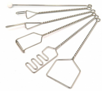 Комплект "Постановочные зонды на витых ручках с колечком (шарик фторопласт) (6 штук) - «globural.ru» - Новосибирск