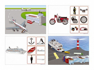 Комплект сенсомоторных дидактических материалов "Авто-1.02" - «globural.ru» - Новосибирск