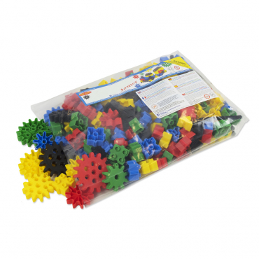 Конструктор  STEM Шестеренки начальный уровень 260 деталей - «globural.ru» - Новосибирск