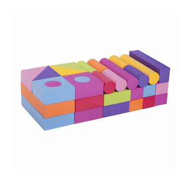 Конструктор мягкий 50 блоков (вариант 2) - «globural.ru» - Новосибирск