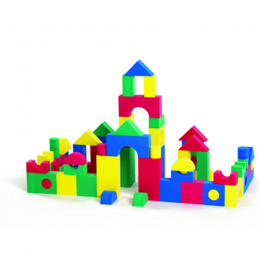 Блоки геометрические мягкие. Набор для класса. - «globural.ru» - Новосибирск