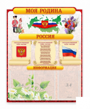 Стенд "Наша родина Россия" - «globural.ru» - Новосибирск
