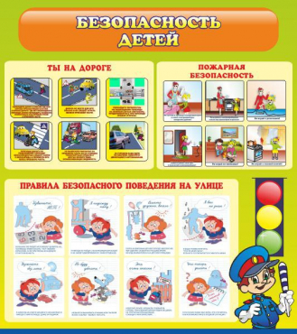 Стенд "Безопасность детей" (вариант 1) - «globural.ru» - Новосибирск