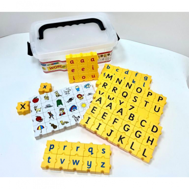 Обучающий конструктор «ПРОслова» Английский язык Заглавные и строчные буквы 96 деталей - «globural.ru» - Новосибирск